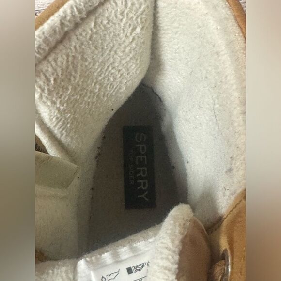 Sperry Duck Boots Dark Red and tan size 7.5 - Picture 3 of 12